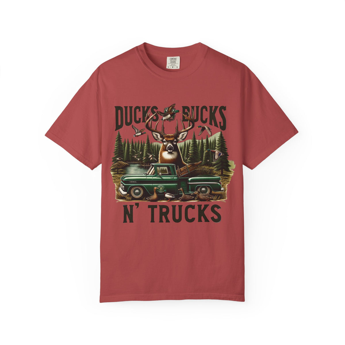 Ducks, Bucks N' Trucks Graphic T-Shirt — Vintage Hunting Outdoors Tee