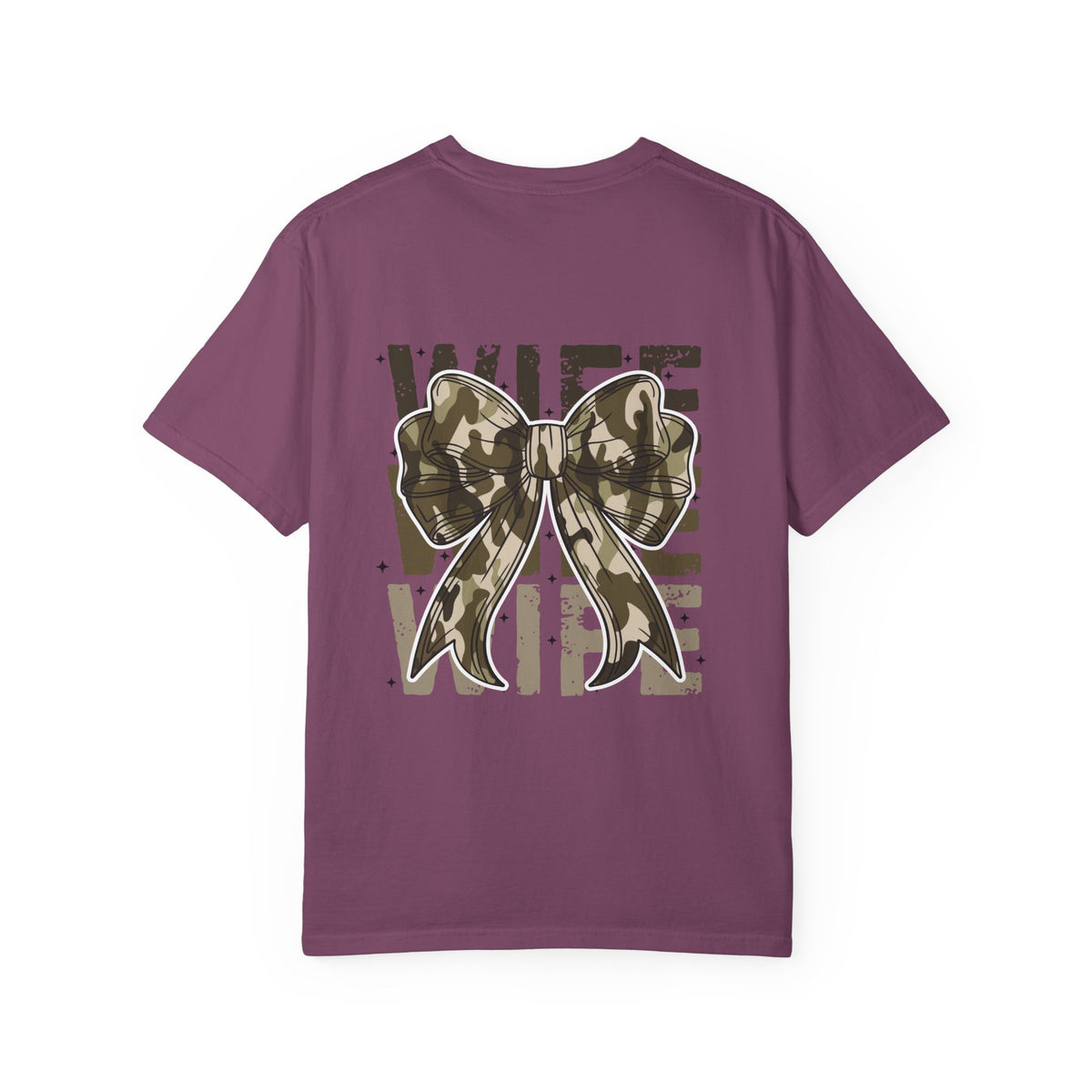 Camo Bow "Wife Vibes" T-Shirt