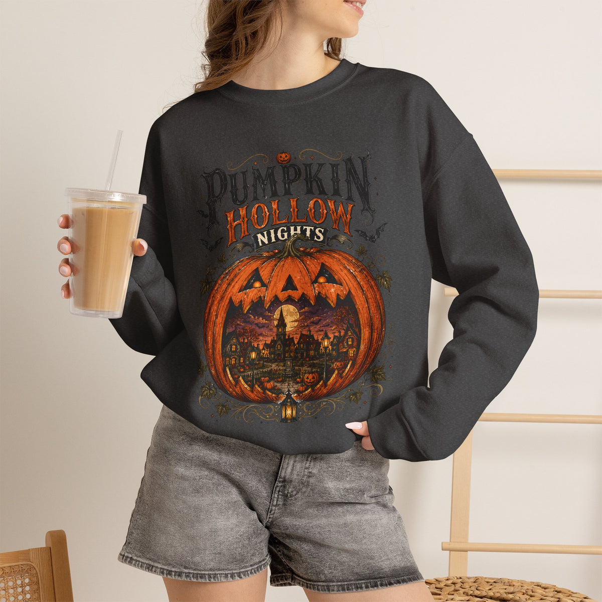 Pumpkin Hollow Nights Crewneck Sweatshirt