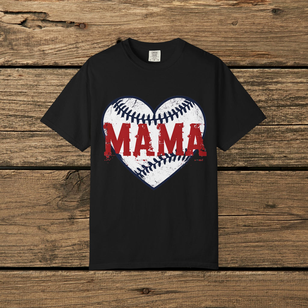Mama Baseball Heart T-Shirt