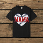 Mama Baseball Heart T-Shirt