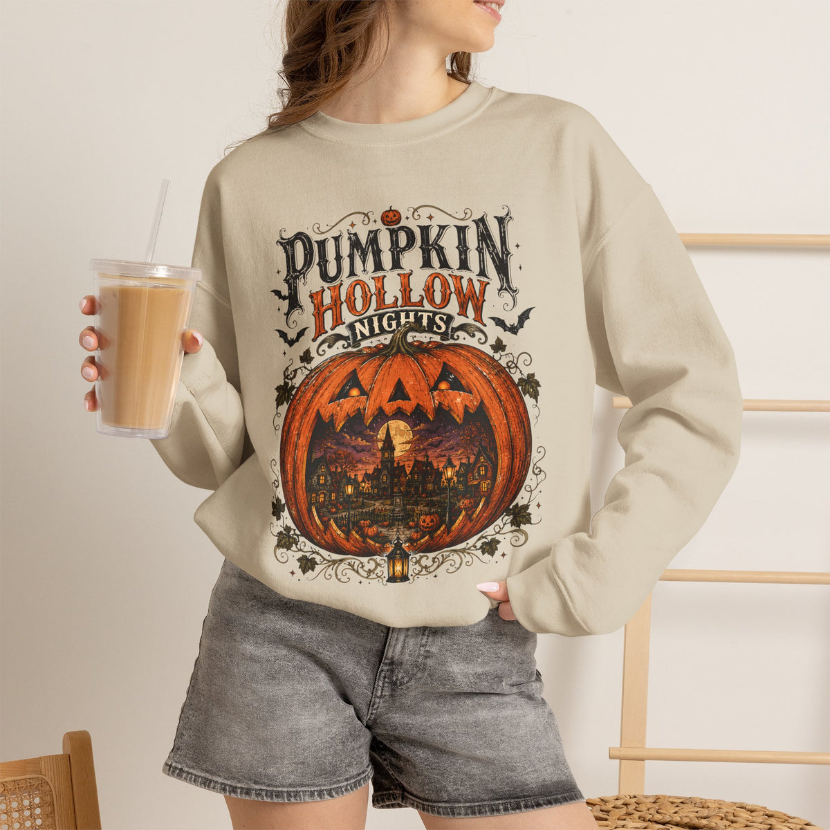 Pumpkin Hollow Nights Crewneck Sweatshirt