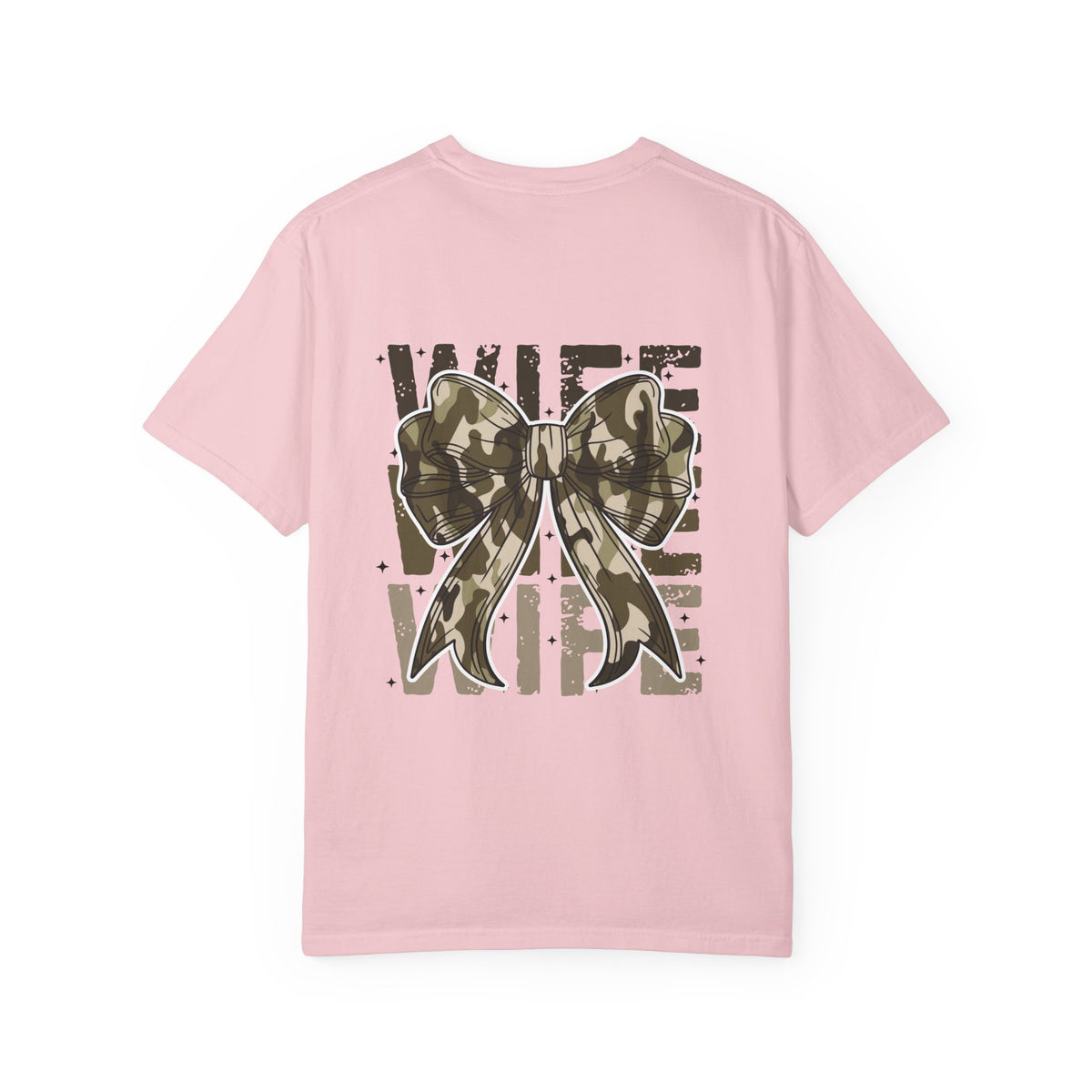 Camo Bow "Wife Vibes" T-Shirt