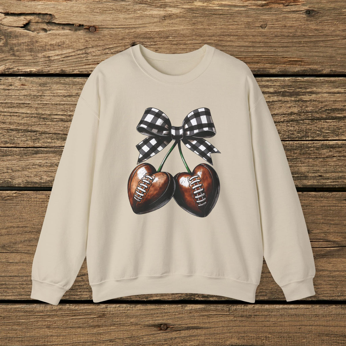 Football Cherries Crewneck Sweatshirt