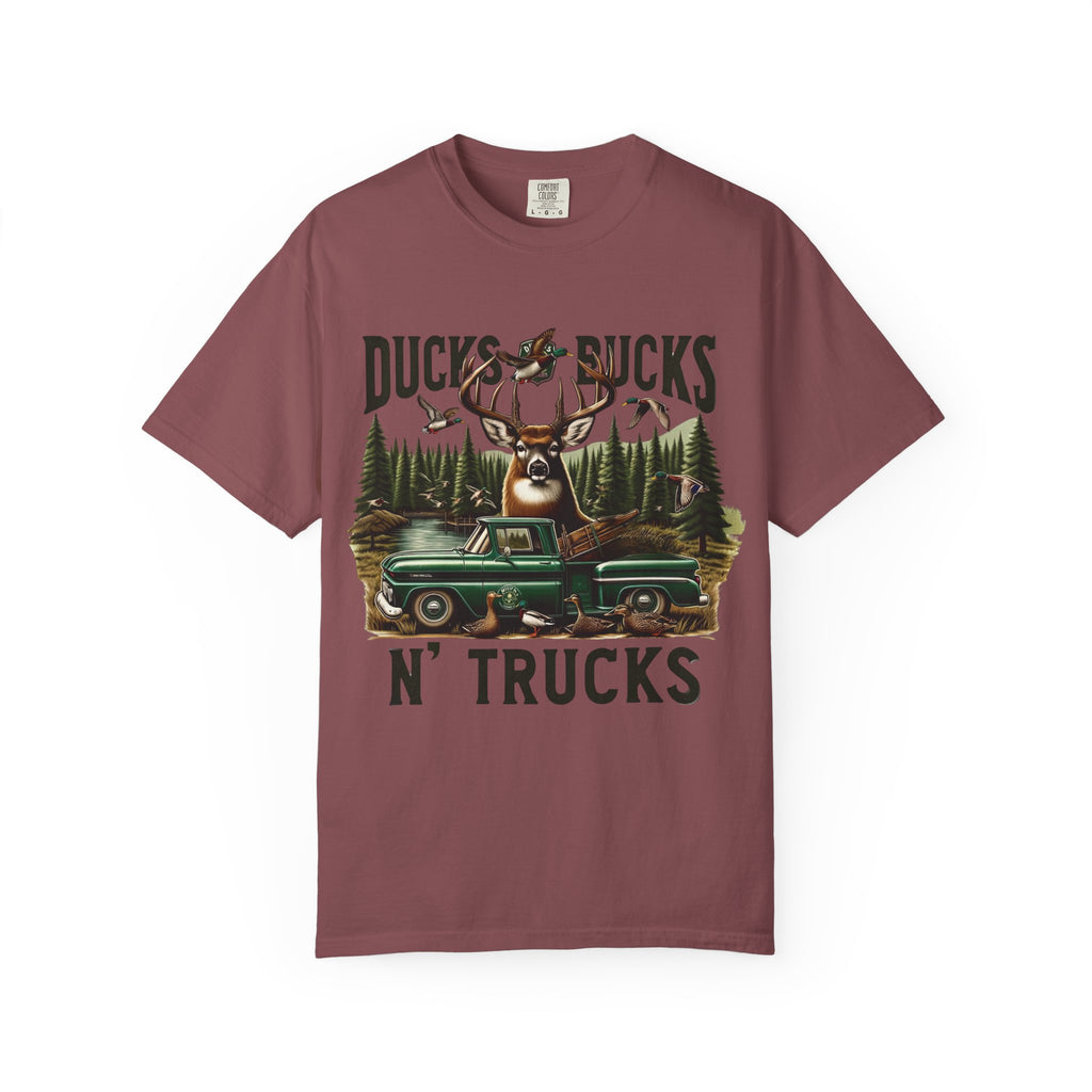 Ducks, Bucks N' Trucks Graphic T-Shirt — Vintage Hunting Outdoors Tee