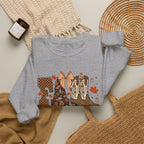 Cowgirl Boots Fall Crewneck Sweatshirt — Western Autumn Graphic