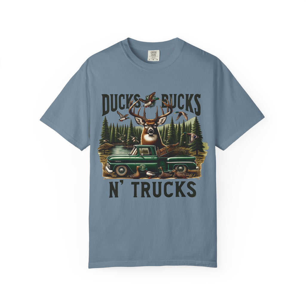 Ducks, Bucks N' Trucks Graphic T-Shirt — Vintage Hunting Outdoors Tee