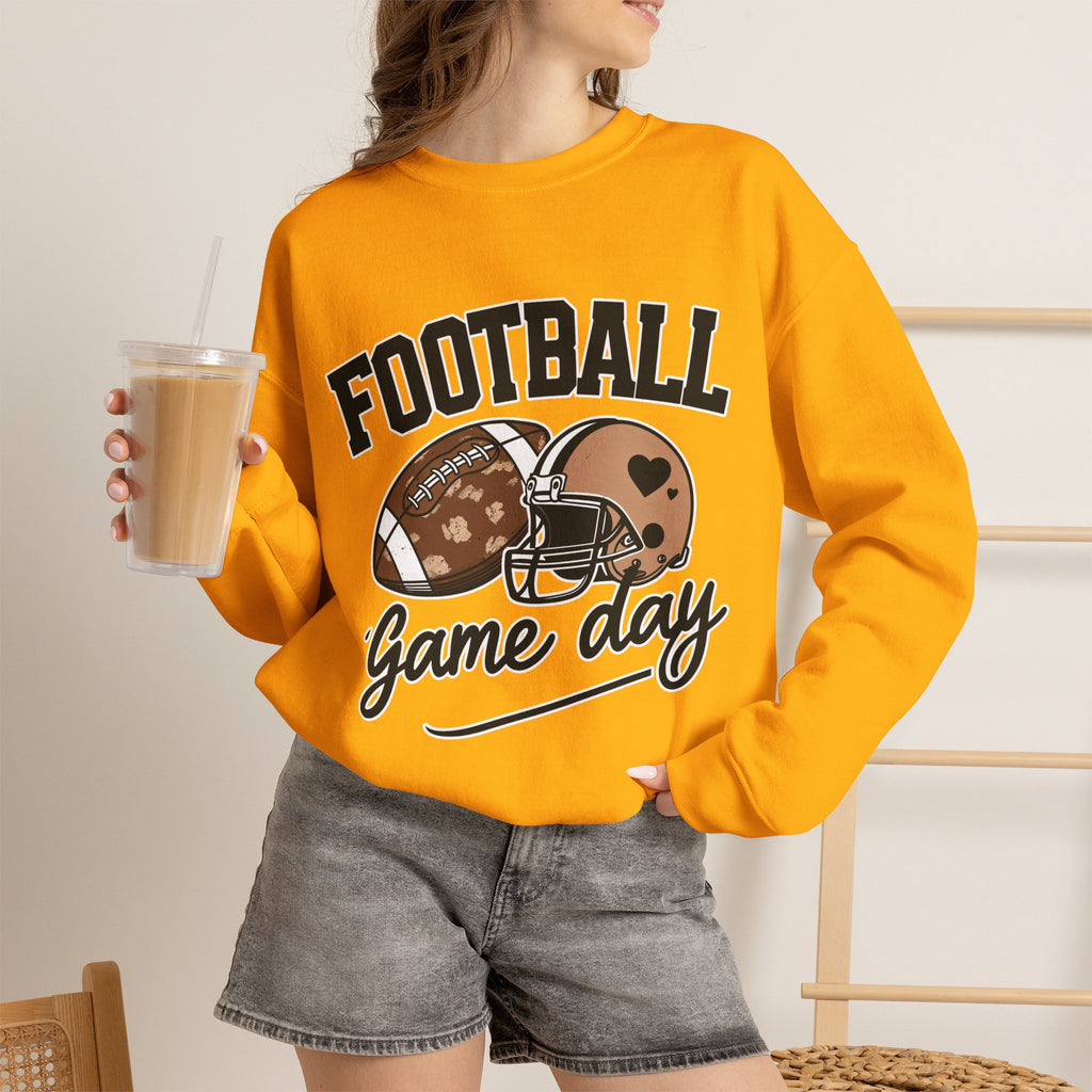 Game Day Football Crewneck Sweatshirt