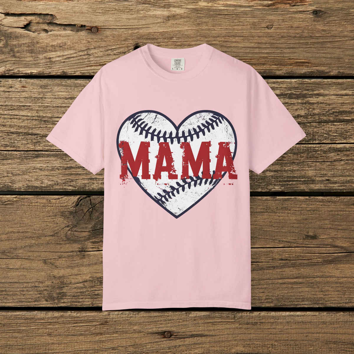 Mama Baseball Heart T-Shirt