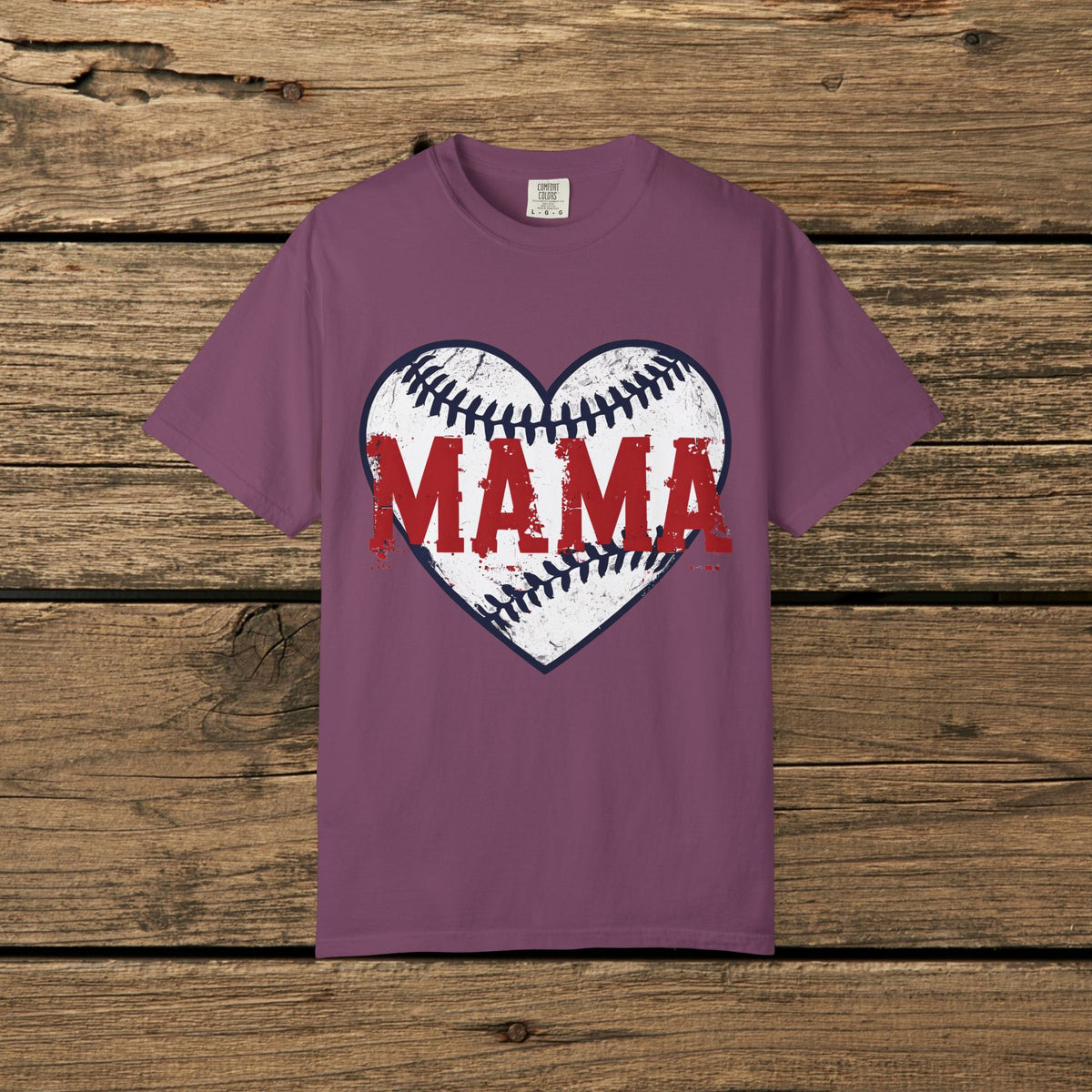 Mama Baseball Heart T-Shirt