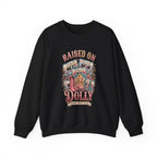 Sweatshirt — 'Raised on Dolly' Retro Country Music Crewneck
