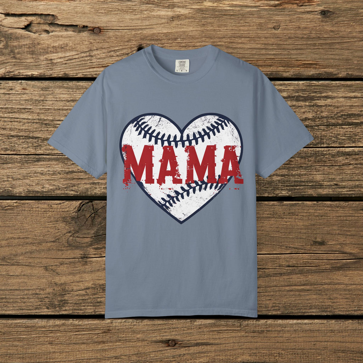 Mama Baseball Heart T-Shirt
