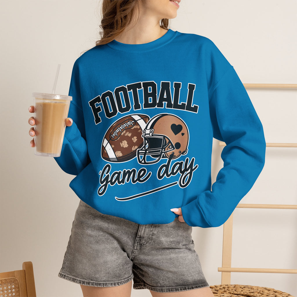 Game Day Football Crewneck Sweatshirt