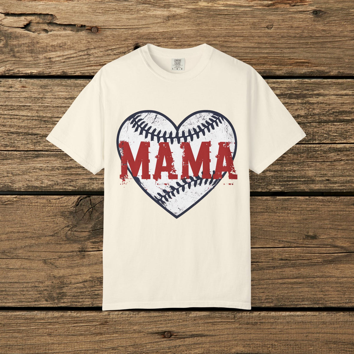 Mama Baseball Heart T-Shirt