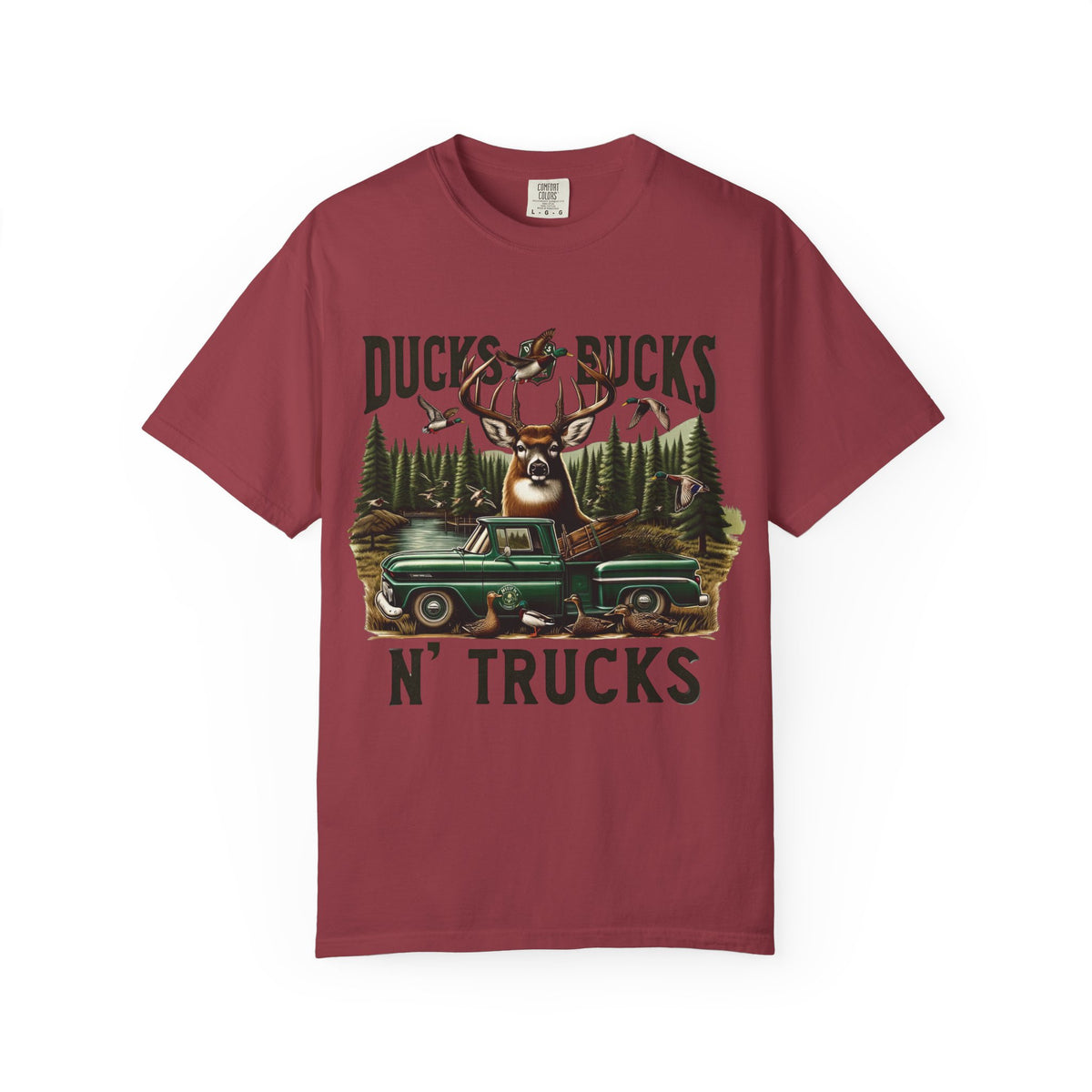 Ducks, Bucks N' Trucks Graphic T-Shirt — Vintage Hunting Outdoors Tee