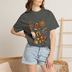 Football Cheerleader Graphic T-Shirt — "Go! Fight! Win!" Game Day Tee