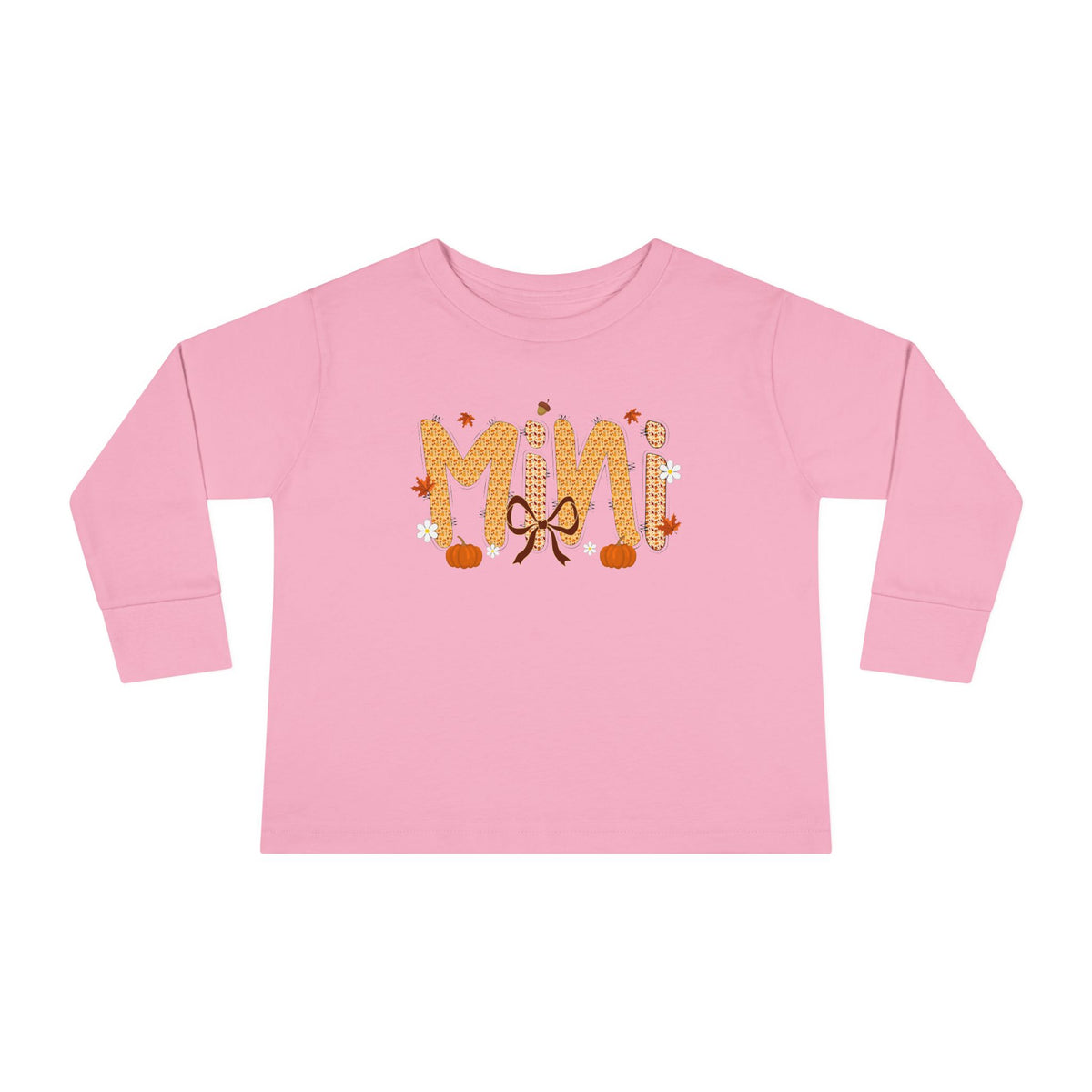 Mini Fall Pumpkin Toddler Long Sleeve Tee