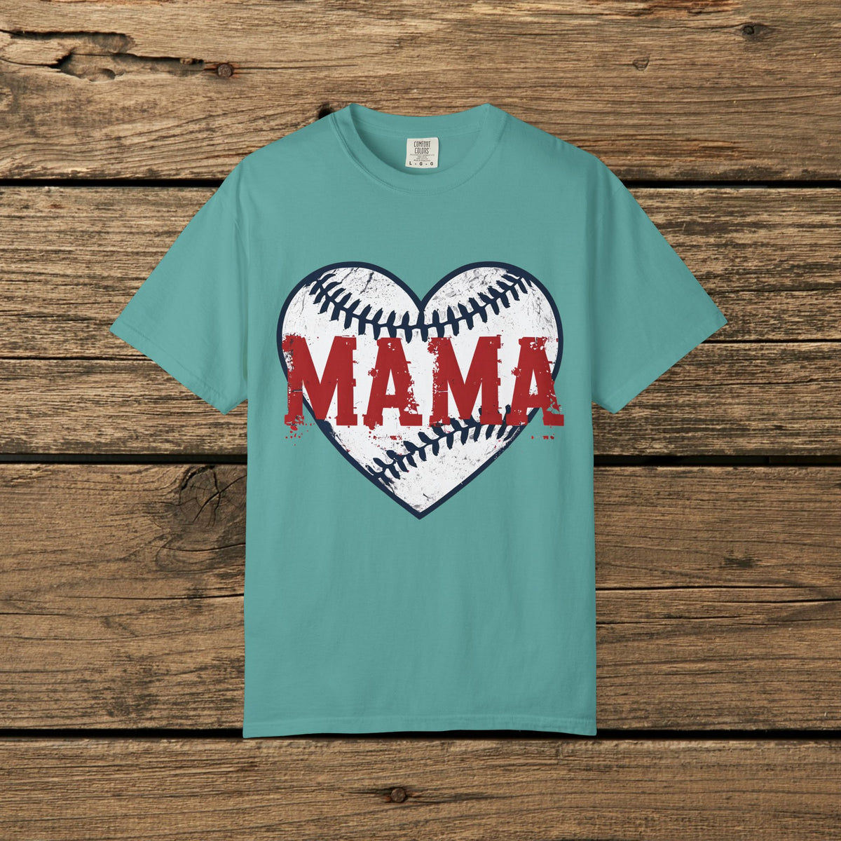 Mama Baseball Heart T-Shirt