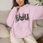 Mama Deer Camo Hoodie — Rustic Hunting Mom Sweatshirt