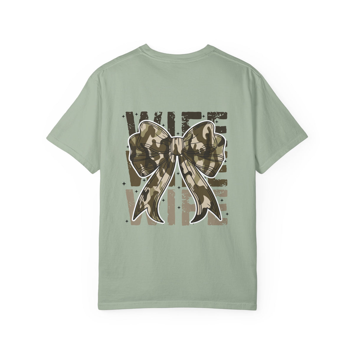 Camo Bow "Wife Vibes" T-Shirt