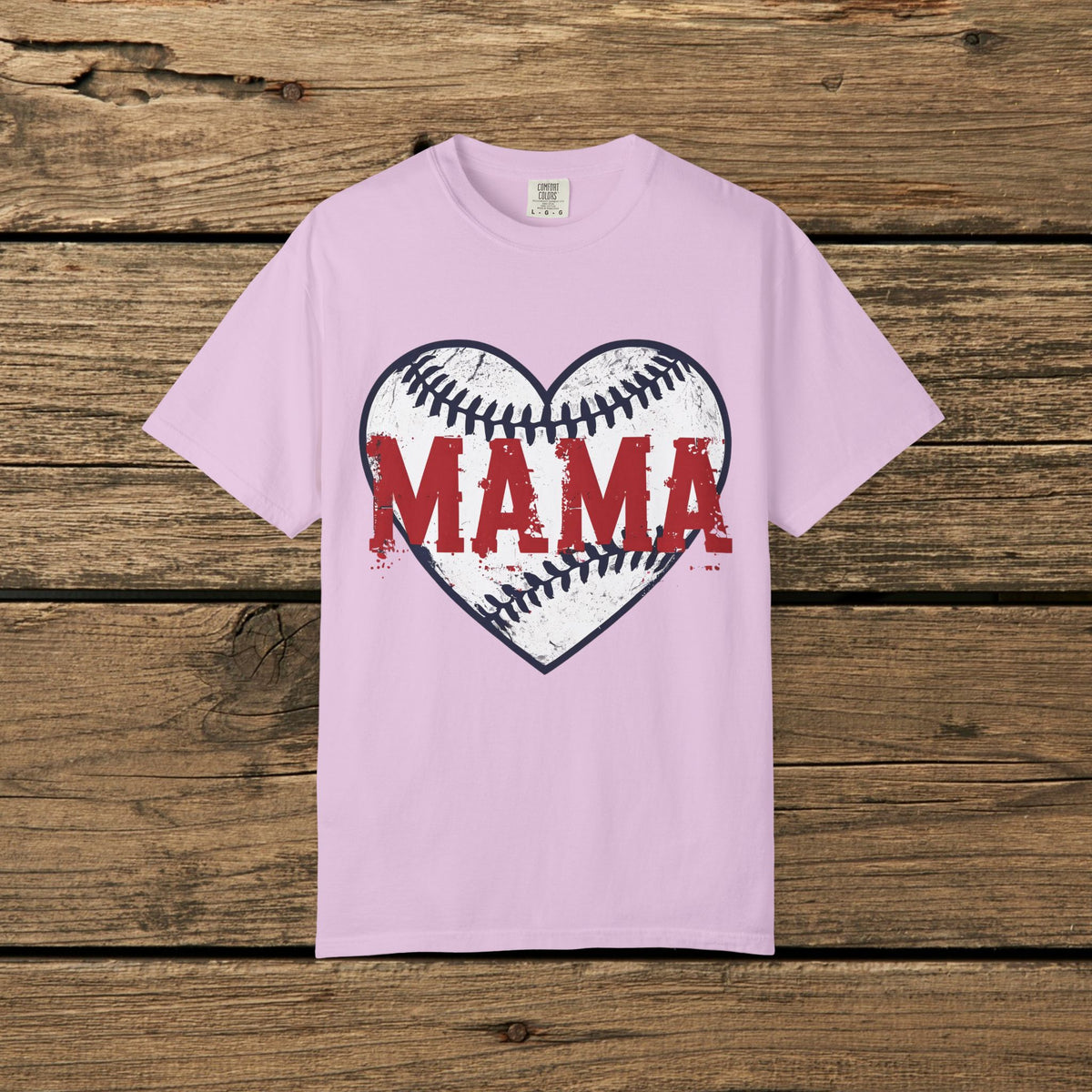Mama Baseball Heart T-Shirt