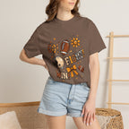 Football Cheerleader Graphic T-Shirt — "Go! Fight! Win!" Game Day Tee