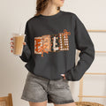 Crewneck Sweatshirt - Cozy Patchwork 'Fall Vibes' Floral Plaid Design