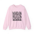 Mama Crewneck Sweatshirt — Checkerboard Bow Graphic