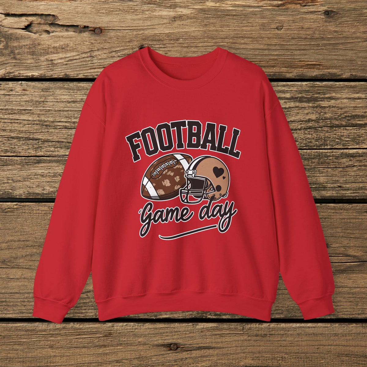 Game Day Football Crewneck Sweatshirt