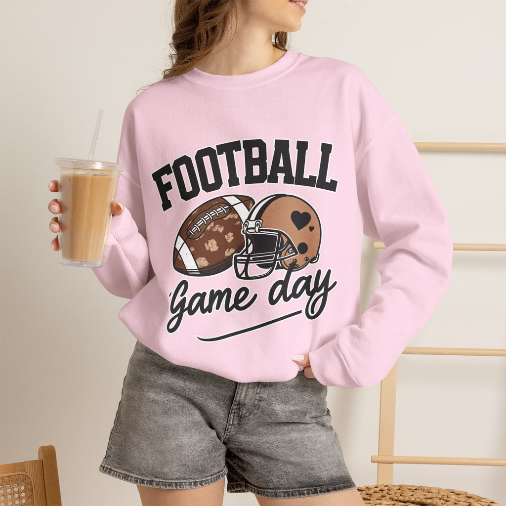 Game Day Football Crewneck Sweatshirt
