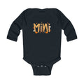 Infant Bodysuit “Mini” Fall Floral Pumpkin Graphic — Cute Baby Shower Gift