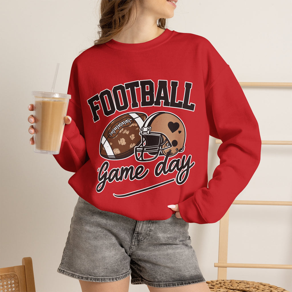 Game Day Football Crewneck Sweatshirt