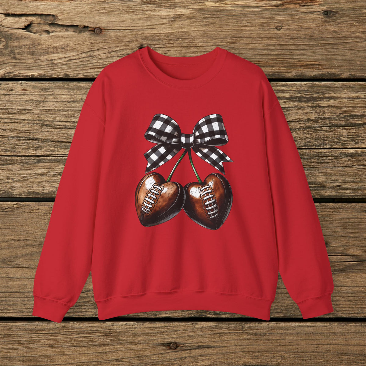 Football Cherries Crewneck Sweatshirt