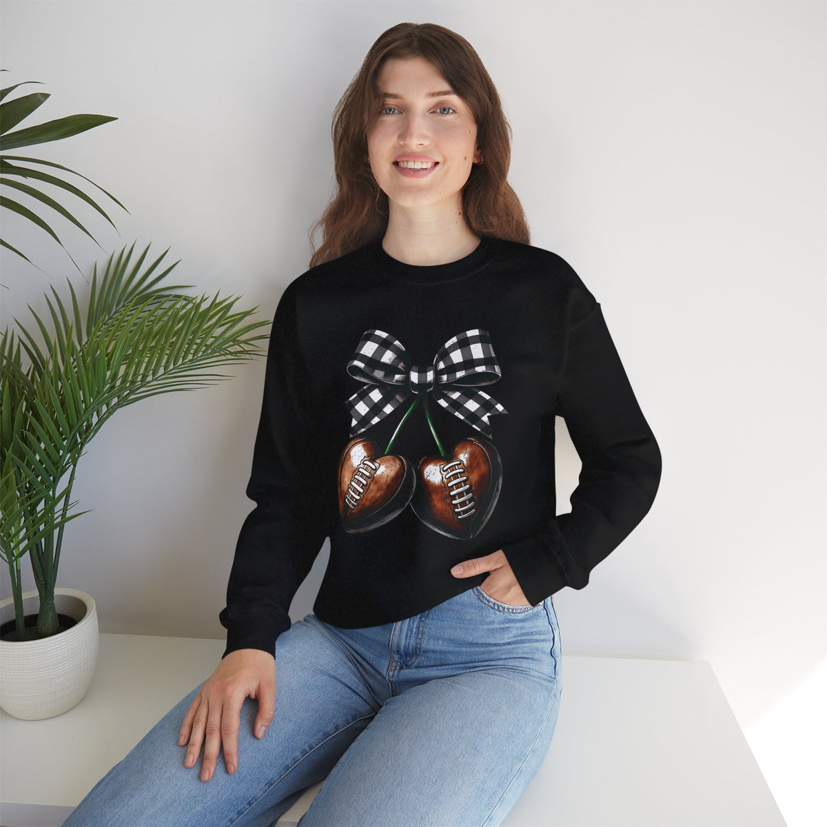 Football Cherries Crewneck Sweatshirt