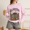 HalloweenTown Crewneck Sweatshirt – Vintage Halloween Pumpkin & Haunted Village Design