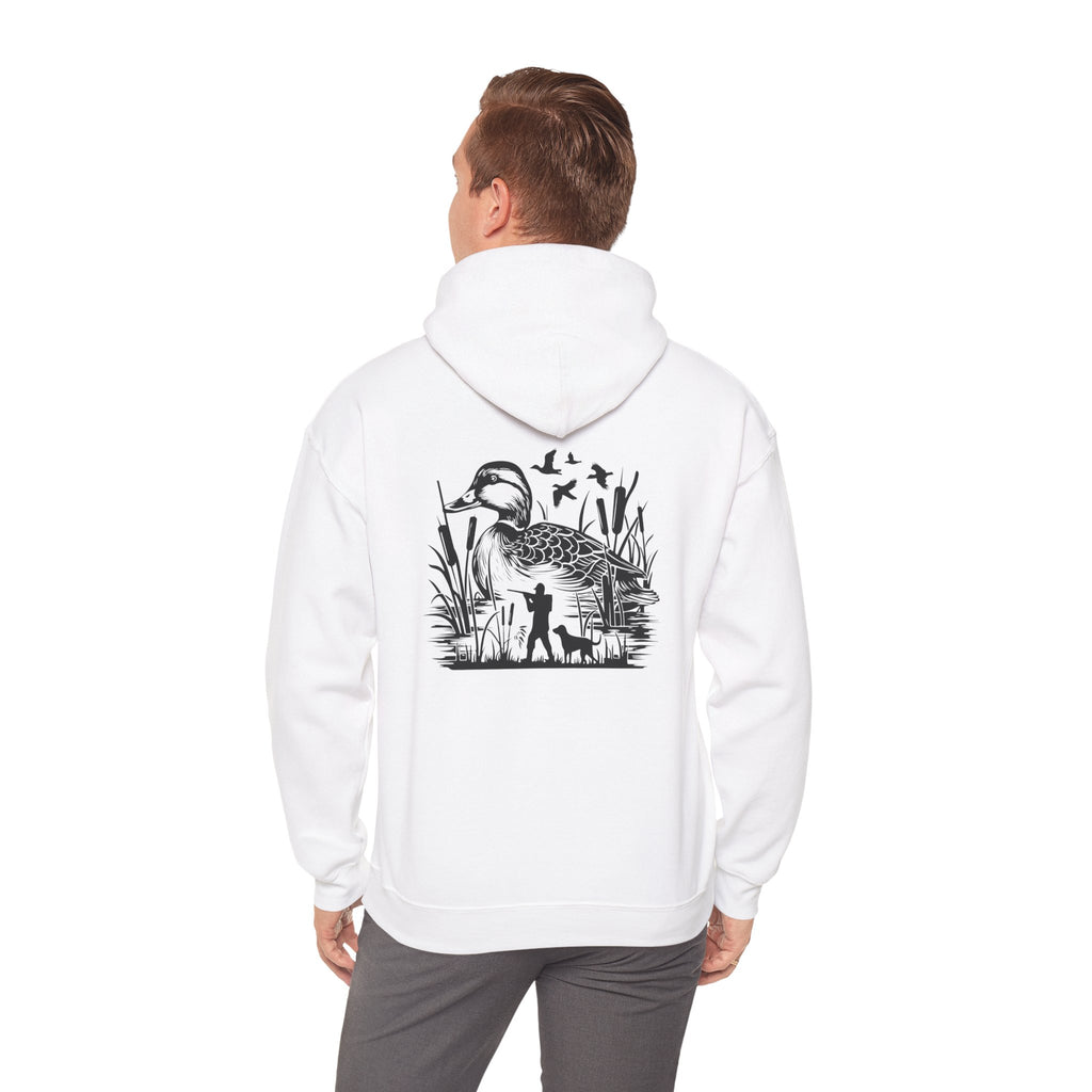 Duck Hunting Hoodie — Duck Silhouette Graphic Pullover for Hunters