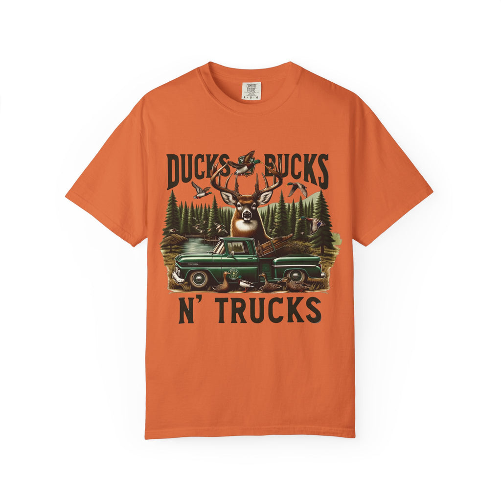 Ducks, Bucks N' Trucks Graphic T-Shirt — Vintage Hunting Outdoors Tee