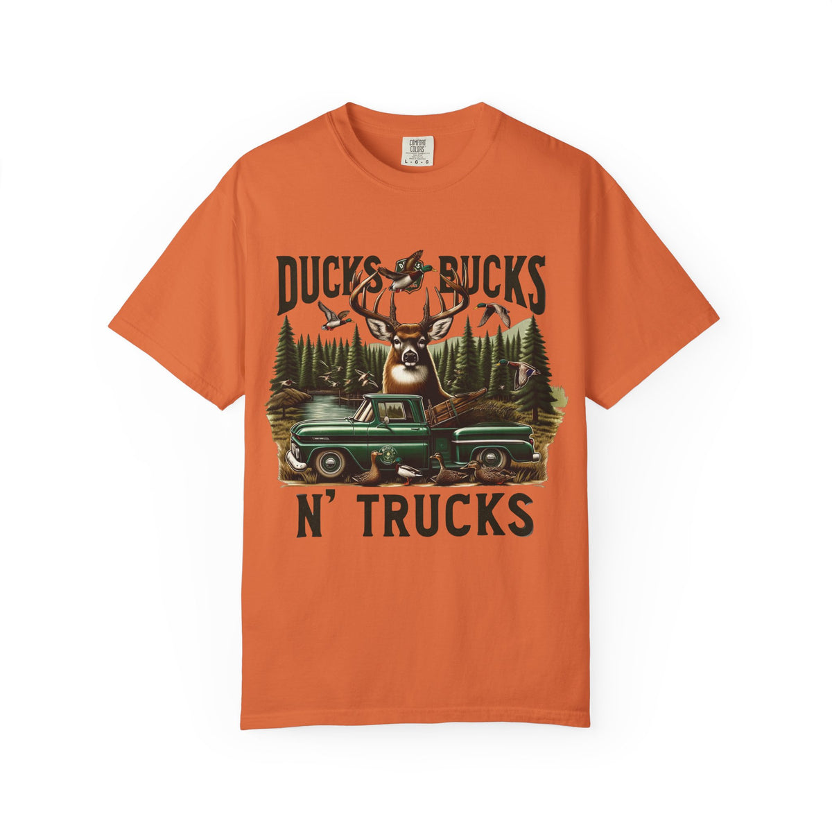 Ducks, Bucks N' Trucks Graphic T-Shirt — Vintage Hunting Outdoors Tee