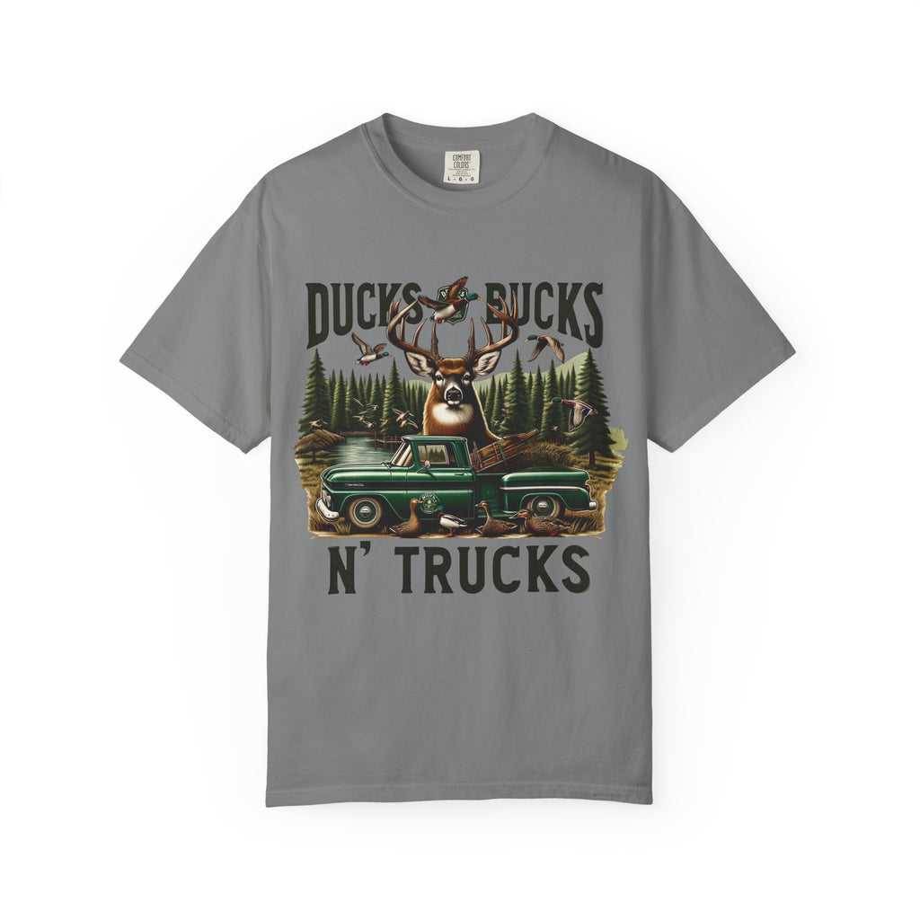 Ducks, Bucks N' Trucks Graphic T-Shirt — Vintage Hunting Outdoors Tee