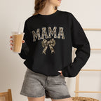 Mama Camo Bow Crewneck Sweatshirt