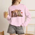 Cowgirl Boots Fall Crewneck Sweatshirt — Western Autumn Graphic