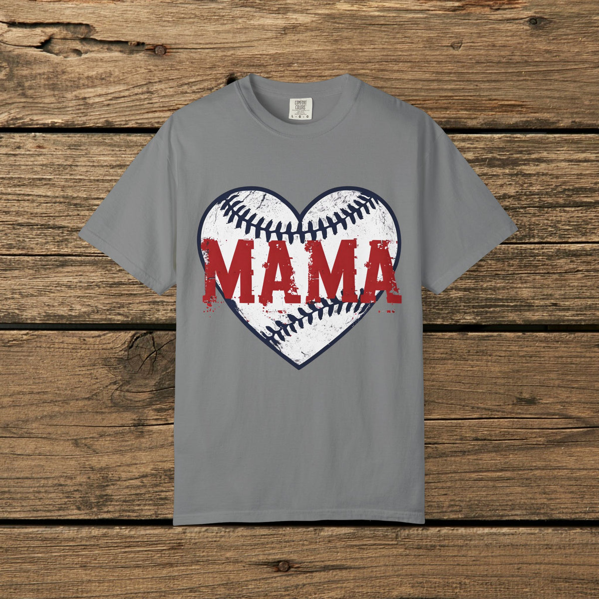 Mama Baseball Heart T-Shirt