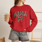 Mama Camo Bow Crewneck Sweatshirt