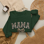 Mama Camo Bow Crewneck Sweatshirt