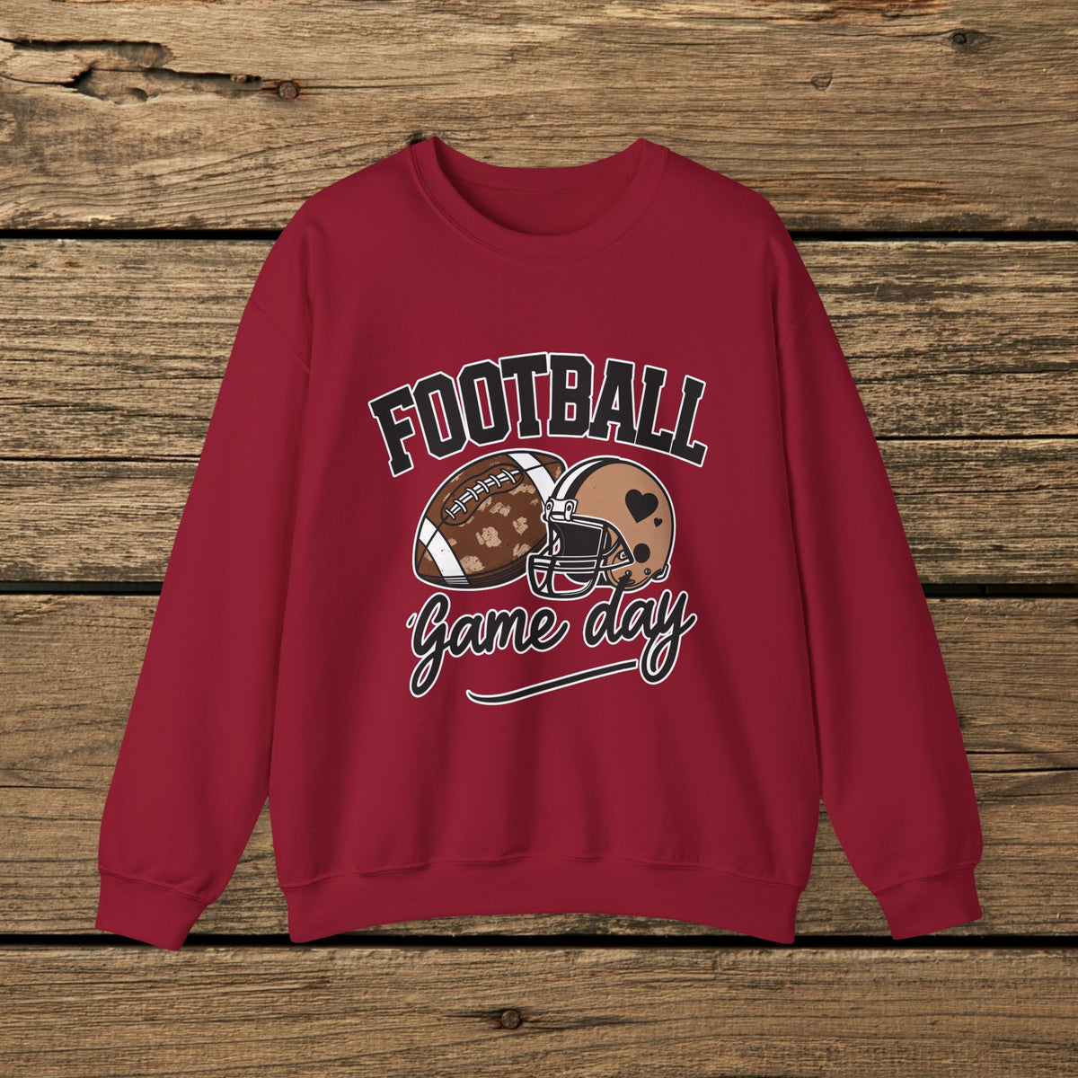 Game Day Football Crewneck Sweatshirt