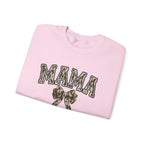 Mama Camo Bow Crewneck Sweatshirt