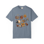 Football Cheerleader Graphic T-Shirt — "Go! Fight! Win!" Game Day Tee