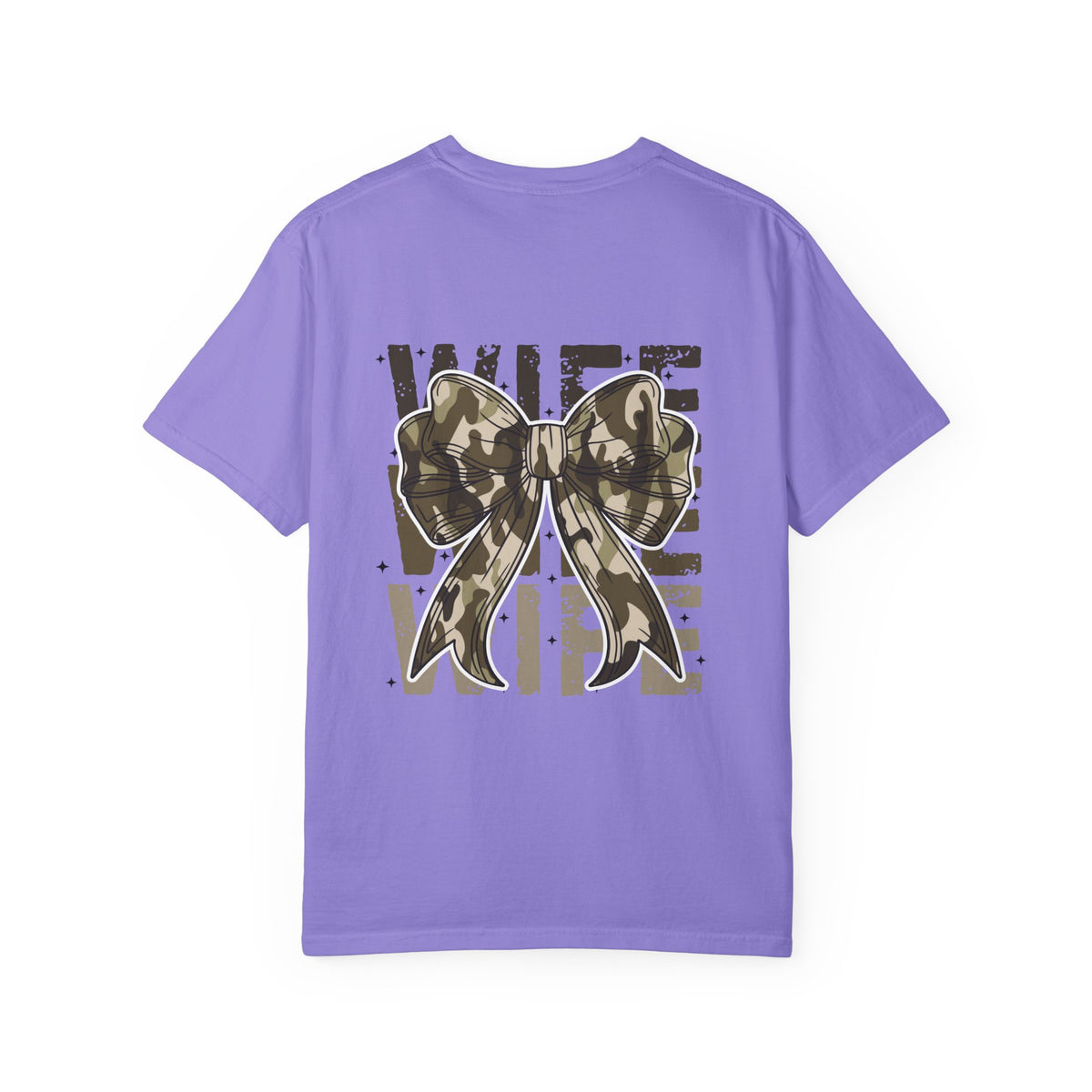 Camo Bow "Wife Vibes" T-Shirt