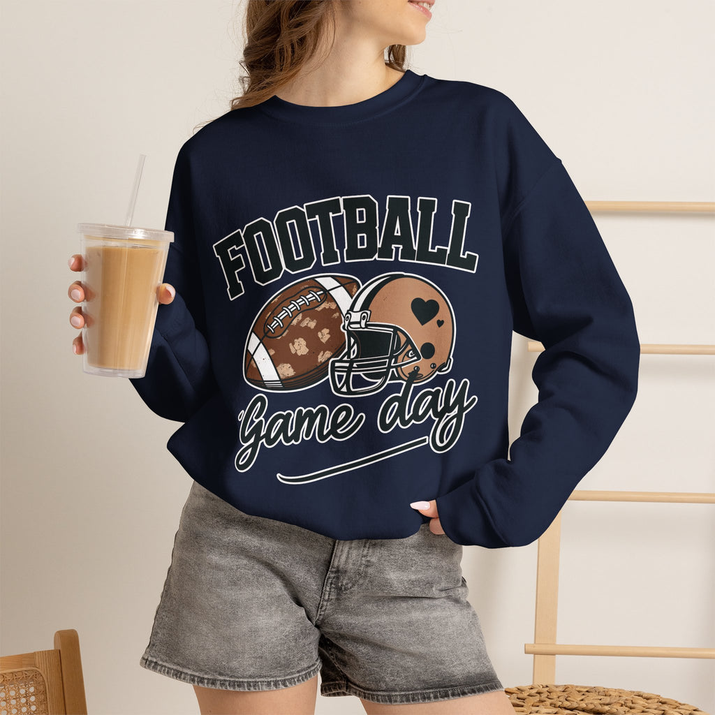 Game Day Football Crewneck Sweatshirt