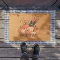 Doormat - "Happy Fall Y'all" Pumpkin Boot Seasonal Welcome Mat